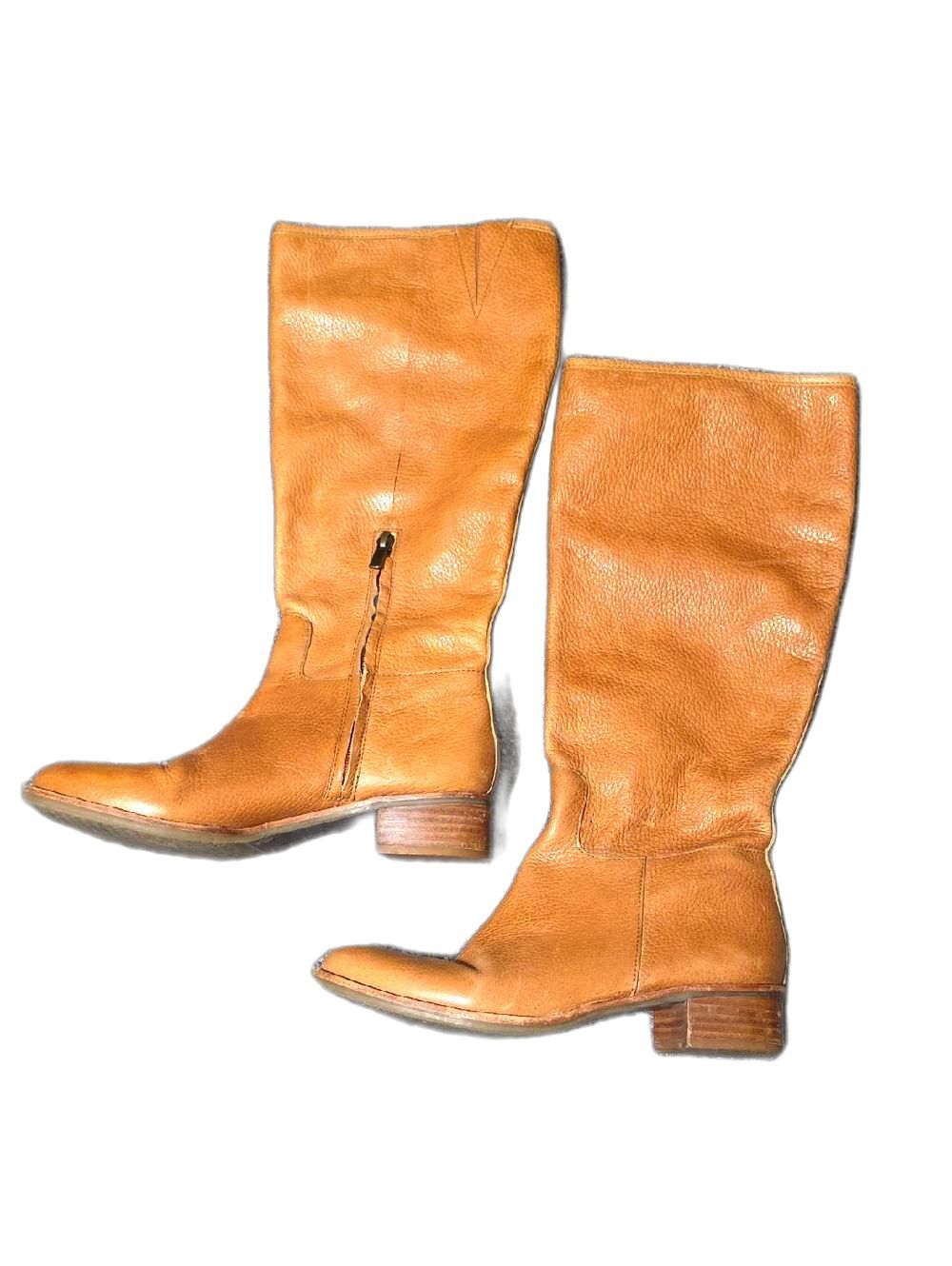 Banana Republic Tall Leather Over-the-Knee Boots - Cognac